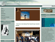 Tablet Screenshot of melrosepark.adventist.org.au