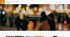 Desktop Screenshot of maryboroughvic.adventist.org.au