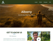 Tablet Screenshot of albany.adventist.org.au