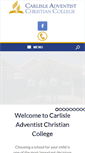Mobile Screenshot of carlisle.adventist.edu.au