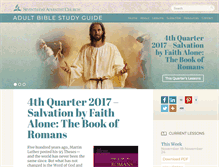 Tablet Screenshot of absg.adventist.org