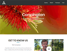 Tablet Screenshot of cannington.adventist.org.au