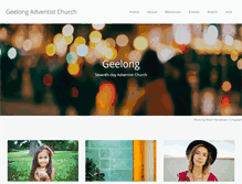 Tablet Screenshot of geelong.adventist.org.au