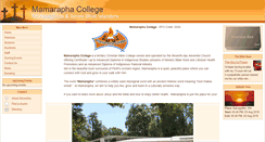 Desktop Screenshot of mamarapha.adventist.edu.au