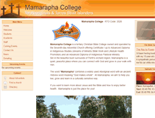 Tablet Screenshot of mamarapha.adventist.edu.au
