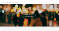 Desktop Screenshot of forster.adventist.org.au