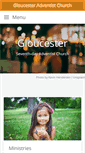 Mobile Screenshot of gloucester.adventist.org.au
