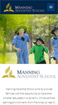 Mobile Screenshot of manning.adventist.edu.au