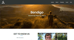 Desktop Screenshot of bendigo.adventist.org.au