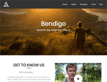 Tablet Screenshot of bendigo.adventist.org.au