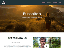 Tablet Screenshot of busselton.adventist.org.au