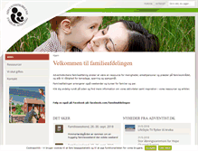 Tablet Screenshot of familie.adventist.dk