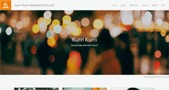 Desktop Screenshot of kurrikurri.adventist.org.au