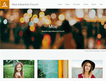 Tablet Screenshot of moe.adventist.org.au