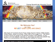 Tablet Screenshot of orange.adventist.org.au