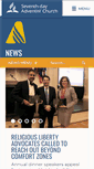 Mobile Screenshot of news.adventist.org