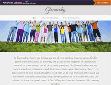 Tablet Screenshot of glenorchy.adventist.org.au