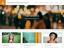 Tablet Screenshot of narrandera.adventist.org.au