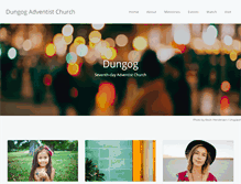 Tablet Screenshot of dungog.adventist.org.au