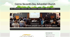 Desktop Screenshot of cairns.adventist.org.au