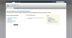 Desktop Screenshot of gc.adventist.org