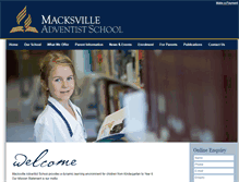 Tablet Screenshot of macksville.adventist.edu.au